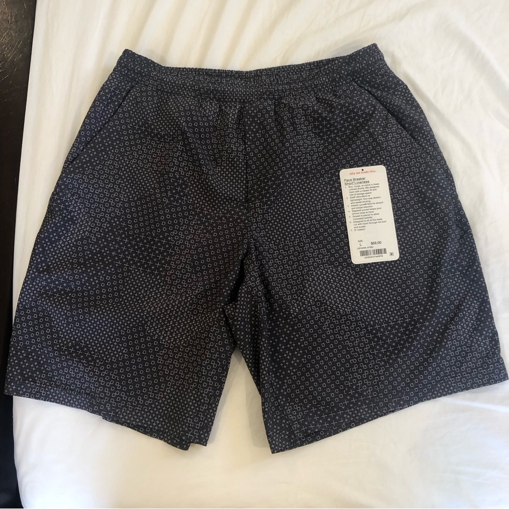 Men's Navy Printed Casual Shorts